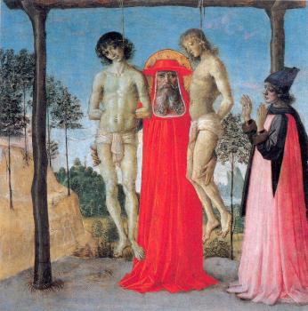 彼得羅 貝魯吉諾 St. Jerome Supporting Two Men on the Gallows